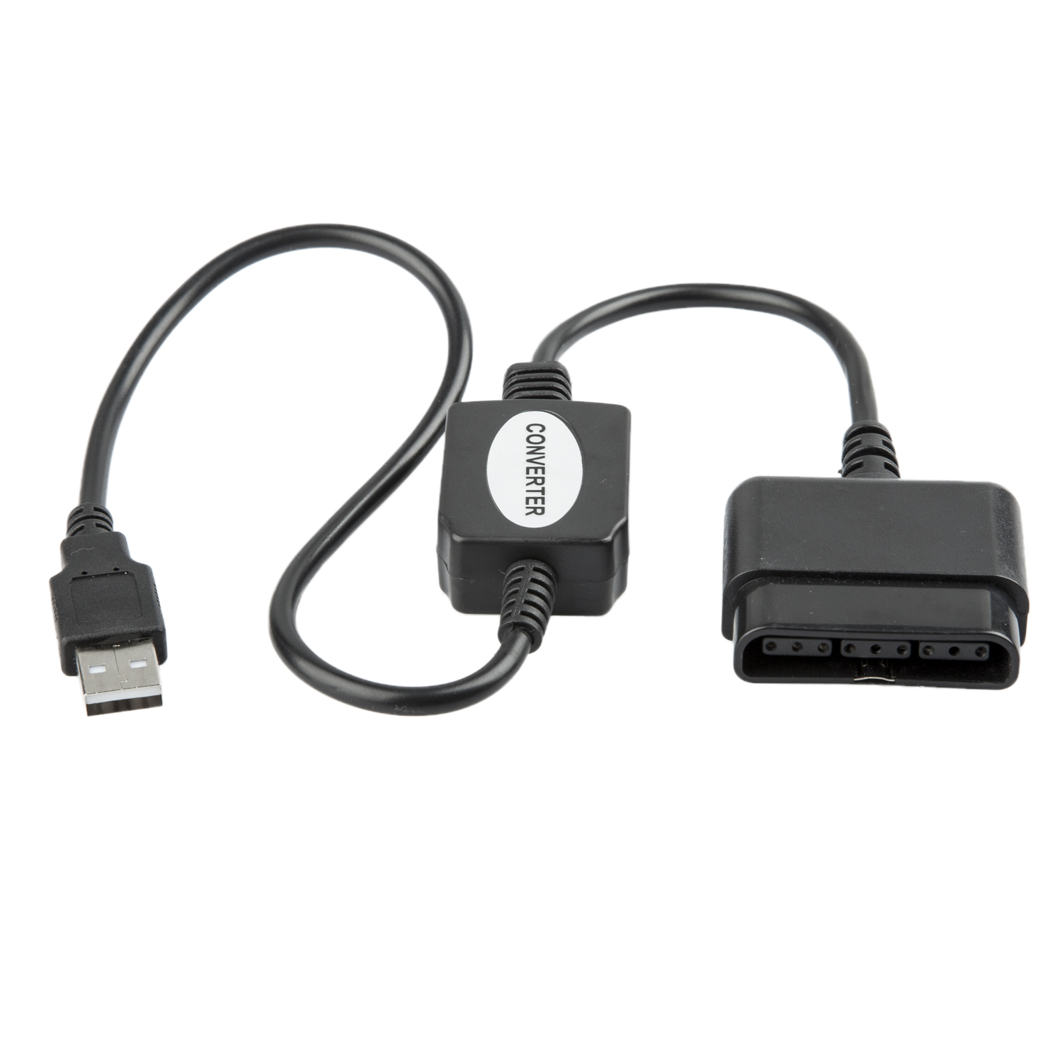 USB Game Controller Converter Adapter for PS2 to PS3 Gaming Cables
